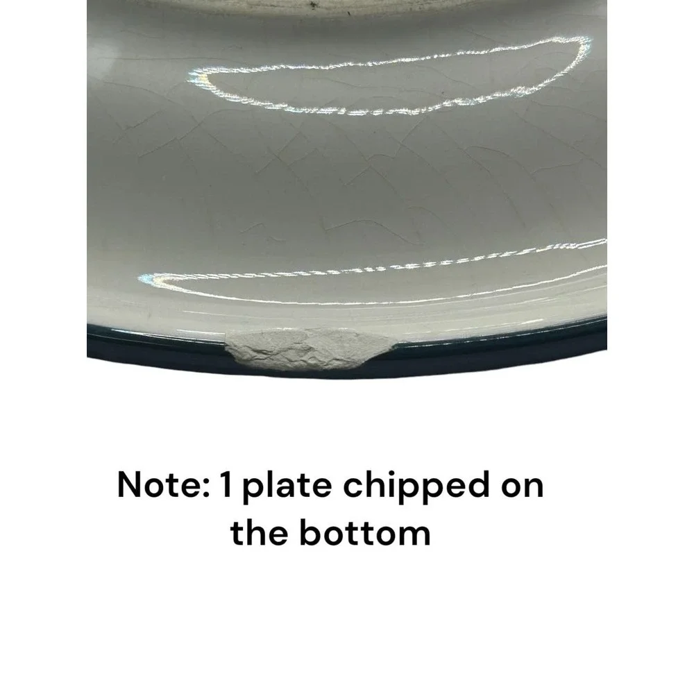 Set of 4 Black Forest Fruits Heritage Mint 10 1/2" diameter with small canister - Picture 6 of 6